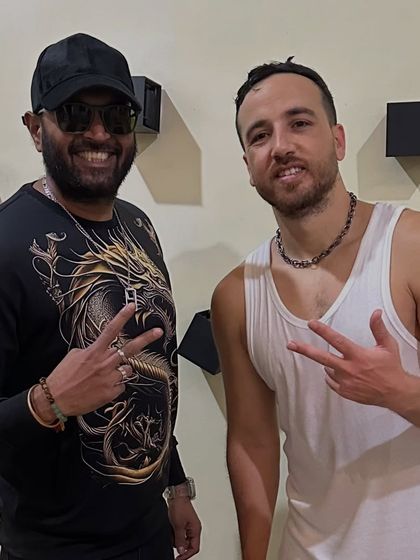 Connecting with Omiki. His unique sound always gets the crowd moving.