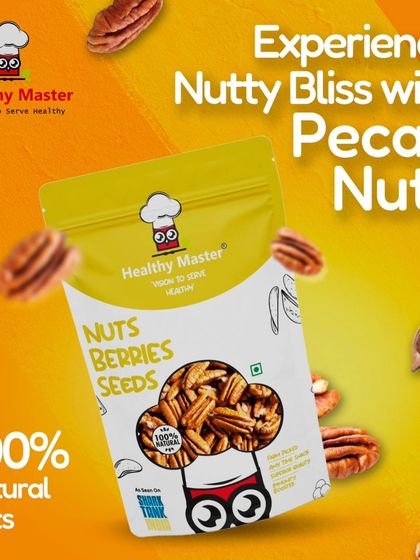 Pecan nuts are called the "King of Nuts" for a reason. They boost metabolism, are full of antioxidants, and promote glowing skin, making them a true superfood snack.