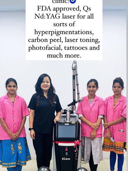 Proud to have the FDA-approved Q-switched Nd:YAG laser at my clinic. This versatile machine allows me to perform highly effective treatments like carbon peels, laser toning, and photofacials for all-around skin rejuvenation.