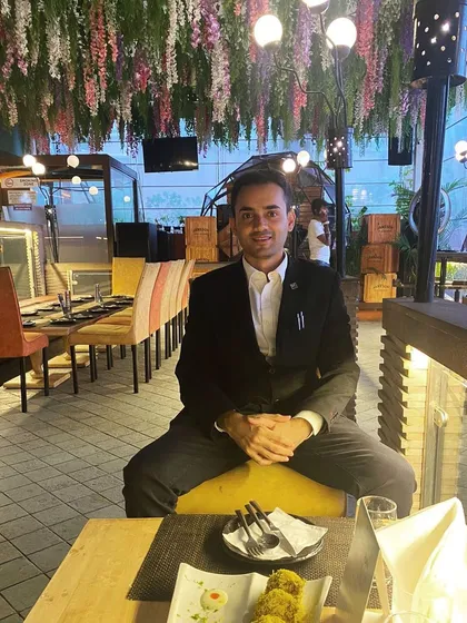 A quiet dinner after a long day of work. Maintaining a work life balance is important for staying sharp and focused in this demanding profession.
