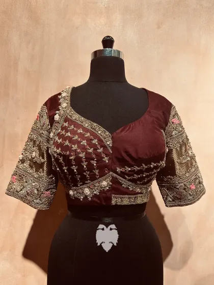 Blouse House by Mahitha Prasad - Custom Blouse Design & Embroidery For the Family: Elegant Heirlooms photo 25