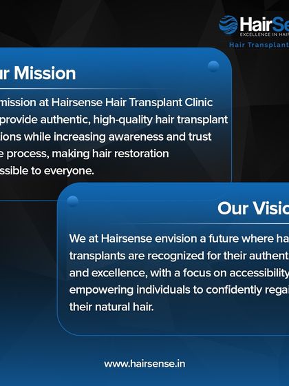 Our mission is to provide authentic, high-quality hair transplant solutions while increasing awareness and trust. Our vision is a future where individuals can confidently regain their natural hair through accessible, excellent care.