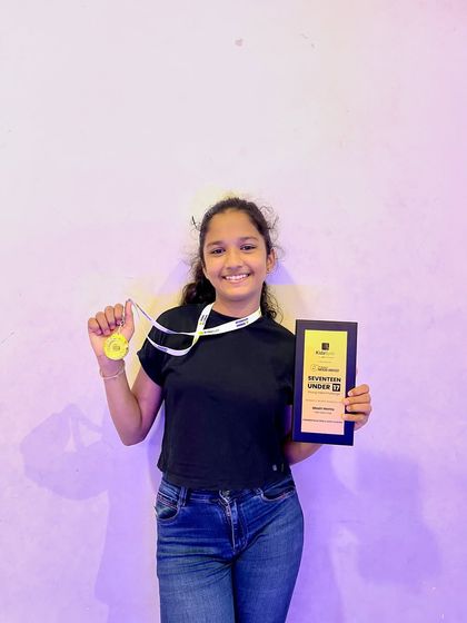 Congratulations to our talented student for her incredible achievement. We are so proud to see her win this award.