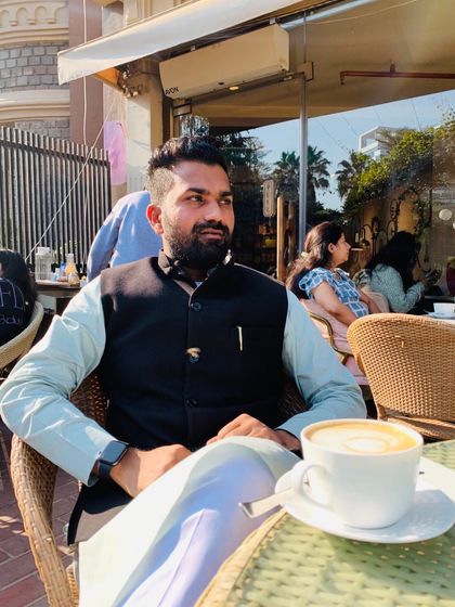 A moment of reflection over coffee. As Ghalib wrote, what is the point of speaking if there is no hope of your desires being heard?