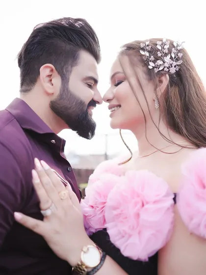 A cherished photo with my husband from our baby shower. These are the moments that I will treasure forever, and feeling beautiful just adds to the joy.