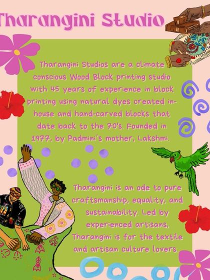 We welcome you to our garden studio for a hands-on workshop. Learn the ancient art of block printing, try your hand at natural dyeing, and design your own unique piece with vintage blocks from our archives.