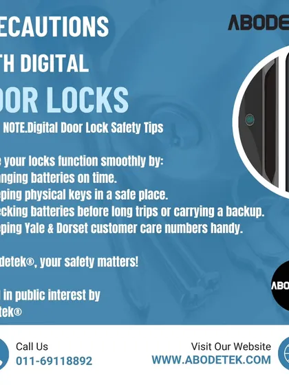 Your safety is our priority, even after installation. We provide this helpful guide on digital door lock precautions, including tips for battery maintenance and keeping emergency keys safe, to ensure your system functions smoothly and reliably for years to come.