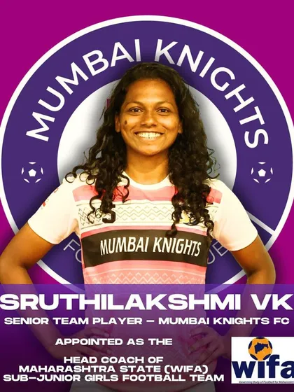 We don't just build players; we build leaders. We are incredibly proud of our senior player, Sruthilakshmi VK, on her appointment as Head Coach for the Maharashtra State Sub-Junior Team.