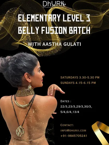 It's time to level up. Our Elementary Level 3 Belly Fusion Batch is for dancers ready to deepen their practice with more advanced techniques and choreography.