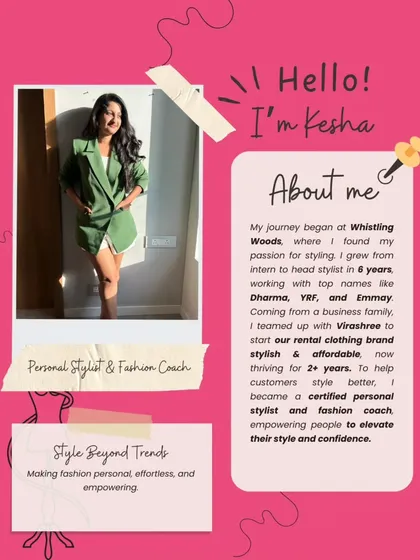 Hello! I'm Kesha. An introduction to one of our co-founders and her journey as a personal stylist and fashion coach.