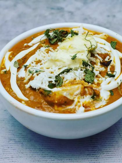 For those who like a bit of spice, my Kadhai Paneer is a great choice. It's cooked with chunks of paneer, bell peppers, and onions in a fragrant, spicy gravy.