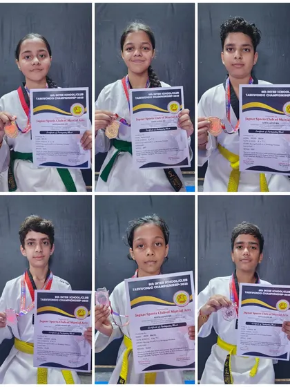 More medalists from the 8th Inter School/Club Taekwondo Championship. My students consistently perform and place at competitive events.