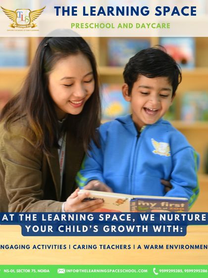At The Learning Space, we nurture your child's growth with engaging activities, caring teachers, and a warm environment, ensuring they are ready and excited for their school journey.