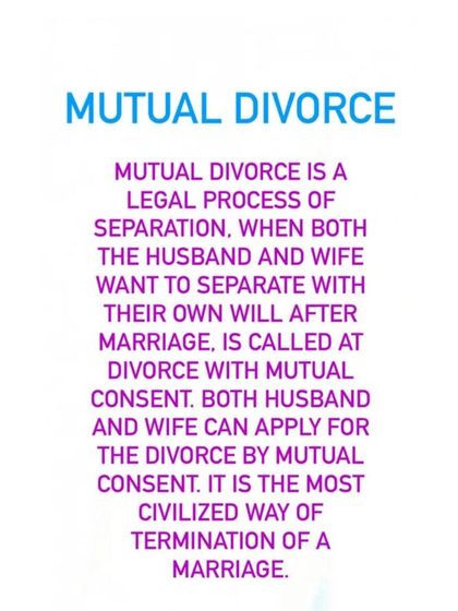 Mutual divorce is the most civilized way to end a marriage, where both partners agree to separate. I facilitate this process to make it as smooth and quick as possible for my clients.