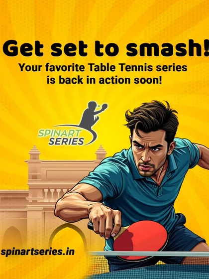 Get ready to smash. Your favorite table tennis series is back in action soon. Visit our website to stay updated on the schedule.