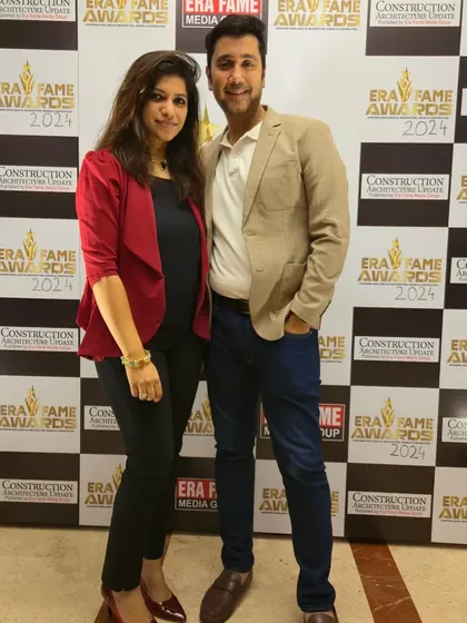 The founders of Prolific Designs at the Era Fame Awards 2024. It is an honor to be recognized by our peers for our work in sustainable and beautiful landscape design.