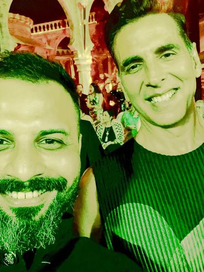 A selfie with Akshay Kumar during a break in the festivities. These are the moments that make large-scale events so memorable.