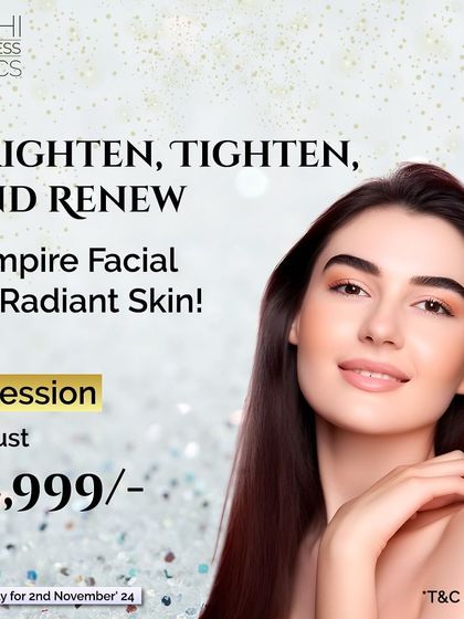 A special one-day offer on our Vampire Facial to help you achieve radiant skin just in time for the festive season.