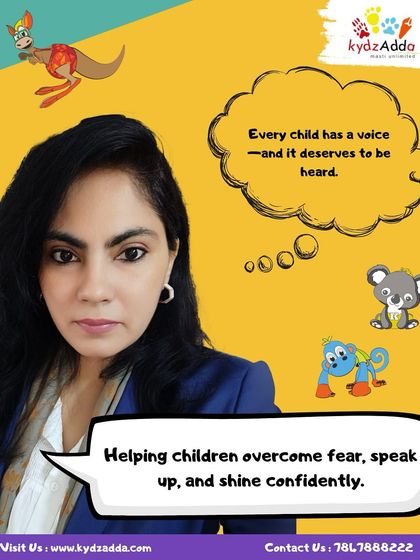 Every child has a voice, and it deserves to be heard. This graphic captures the essence of our episode on helping children overcome fear and speak confidently.