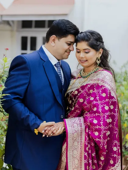 An intimate moment between Alok and Shilpa after their wedding ceremony. I look for these quiet, in-between moments that are full of emotion.