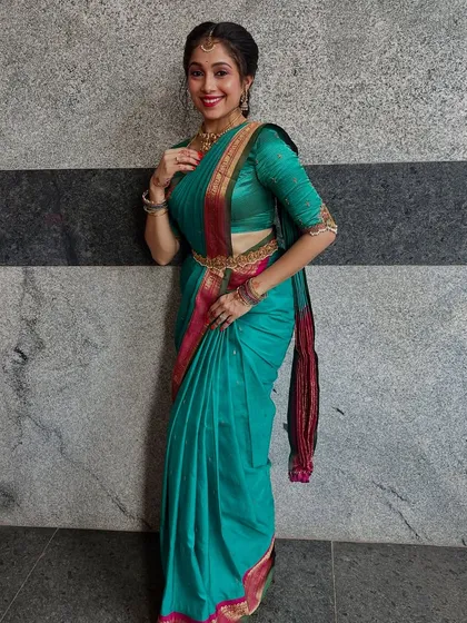 This is more than just a saree, it's our parampara. I felt so special wearing my Amma's wedding saree, a beautiful piece of my family's history that connects me to my roots and traditions.