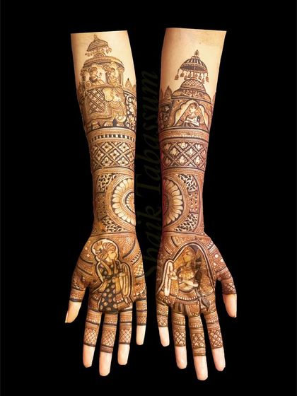 Shaik Tabassum - Destination Wedding Mehendi Storytelling Mehendi: Your Love Story on Your Hands photo 16
