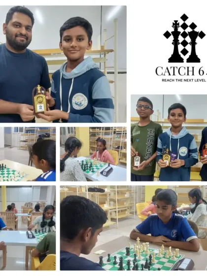 A snapshot from our club tournament at the Sunshine Library. We believe in providing regular opportunities for students to test their skills in a friendly but competitive setting.