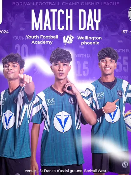 Kick-off announcement for our BFCL match against Wellington Phoenix, with our players ready for the challenge.