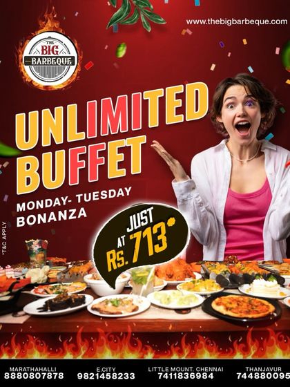 The Big Barbeque - Buffet Dining Experience Value Feasts: Our Best Deals photo 58