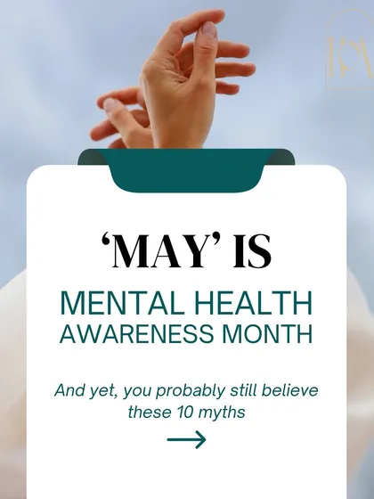 There are so many myths that create a stigma around mental health and prevent people from seeking support. I believe in busting these myths with facts. Therapy is not a weakness; it's a tool for growth, clarity, and a healthier life.