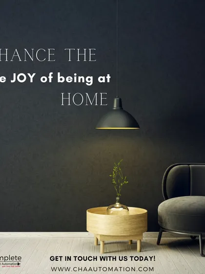 Smart lighting is a key element of interior design that enhances the joy of being at home. We provide solutions that not only add convenience but also beautifully highlight your home's architecture and decor.