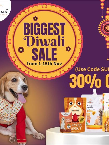 Here are more of our festive sale announcements, including for Diwali, Christmas, and Independence Day. I always try to make these celebrations special for your pets too.