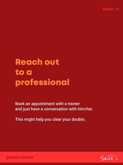 Reach out to a professional. If you're feeling lost, book an appointment with a trainer. A simple conversation can clear your doubts and give you a clear path forward.