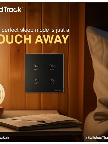 Your perfect sleep is just one touch away. With our smart keypads, you can activate "Sleep Mode" to dim the lights and create a restful environment instantly.