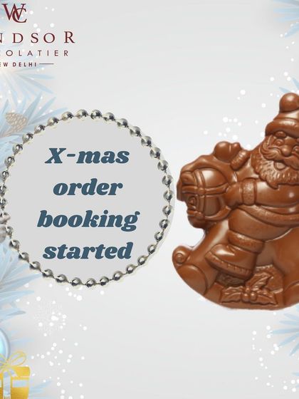 My rocking horse Santa sculpture is a popular Christmas order, combining two classic holiday toys into one delicious chocolate piece.