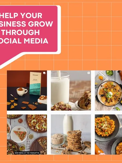 We help your business grow by creating a visually compelling and cohesive social media feed. This grid of food photography demonstrates how we plan content to be both individually appealing and strong as a collective brand statement.