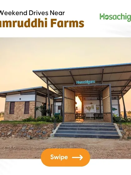 An invitation to explore the weekend drives near Samruddhi Farms, where you can discover local culture, history, and architecture.