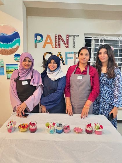 Paint Cafe Studio - Art & Craft Workshops Dessert & Designer Candle Making photo 43