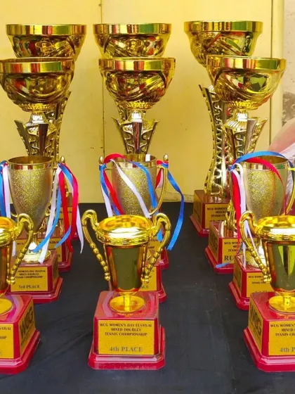It's all about the glory. We ensure every tournament has high-quality trophies and awards to celebrate the hard work and success of the winners and runners-up.