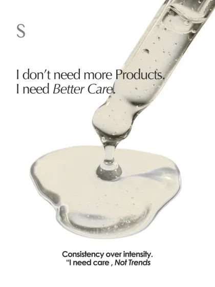 I do not believe you need more products; you need better care. Our philosophy is consistency over intensity, focusing on care, not fleeting trends.