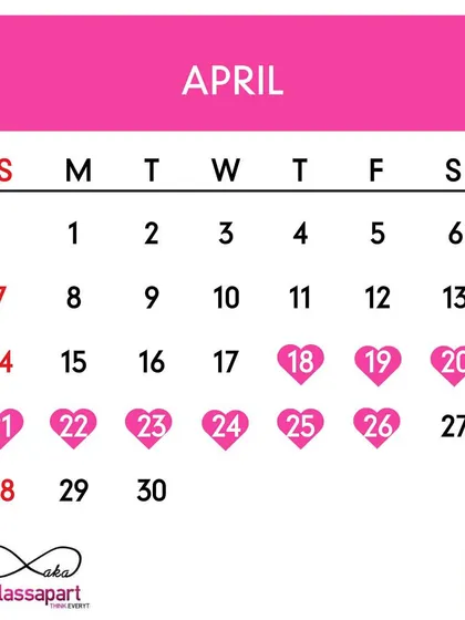 Auspicious wedding dates for April 2024.