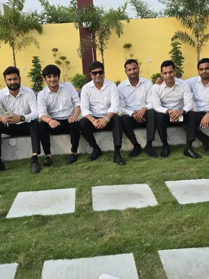 Another moment with my team. Our slogan "We are One" is something we live by every day.