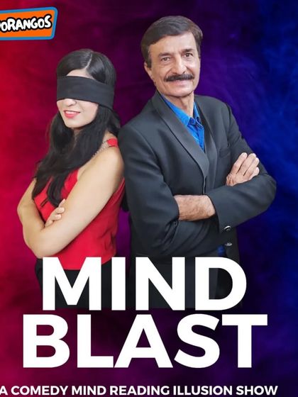 Announcing our "Mind Blast" comedy illusion show at Dorangos in Bandra. These public shows are a great way to experience the full performance.