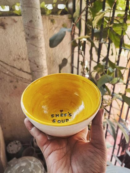 This student took to pottery like a fish to water. In her advanced course, she created this massive, beautiful planter, a real achievement that shows her dedication and skill. I am so proud of her.