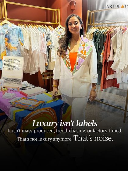 Let's rethink what luxury is. It isn't mass-produced or trend-chasing. That's not luxury anymore. That's noise.