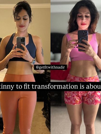 This skinny-to-fit transformation is about building strength and confidence. Deepa's journey shows that it is not about losing weight, but about gaining muscle and feeling powerful in your own skin.