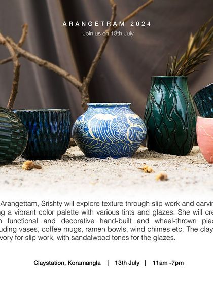 Clay Station - Pottery & Ceramics Classes & Workshops Our Community Showcase: Arangetram & Hunar photo 118