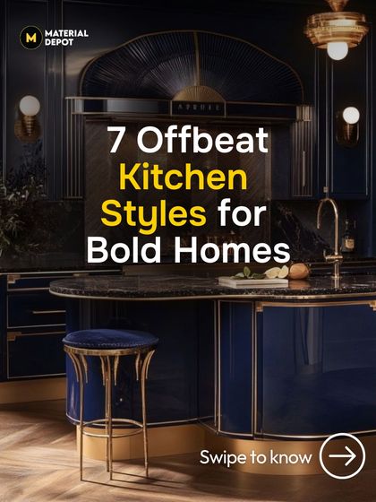 Dare to be different with your kitchen design. This series explores seven offbeat kitchen styles for bold homes, moving beyond the conventional to create spaces that are truly unique and expressive.