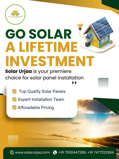 Going solar is a lifetime investment. We make it possible with top-quality solar panels, an expert installation team, and affordable pricing that ensures you get the best value.