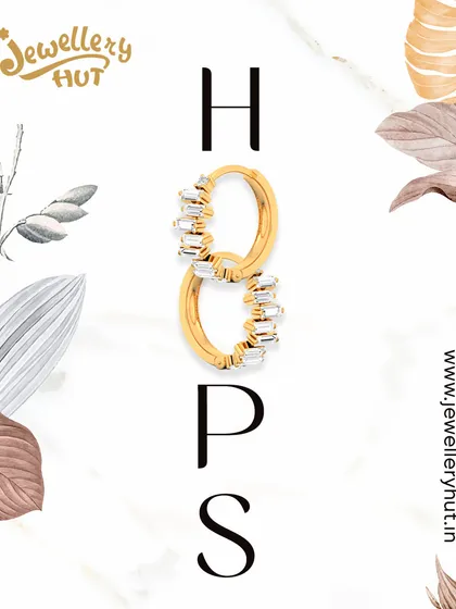 Hoops that speak in sparkle and shine in silence. These beautiful hoops are crafted in 925 sterling silver with a gold polish finish for understated luxury.